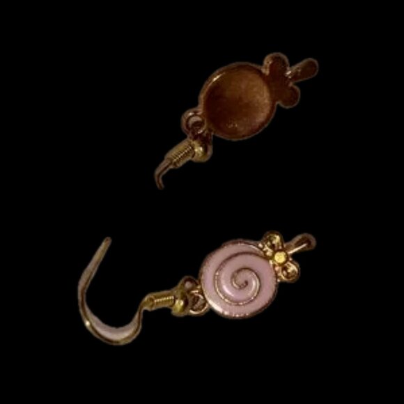 NEW NWOT EARRINGS from Handmade at Nordstrom Gold and Pink Lolly pop Earrings - Picture 2 of 2